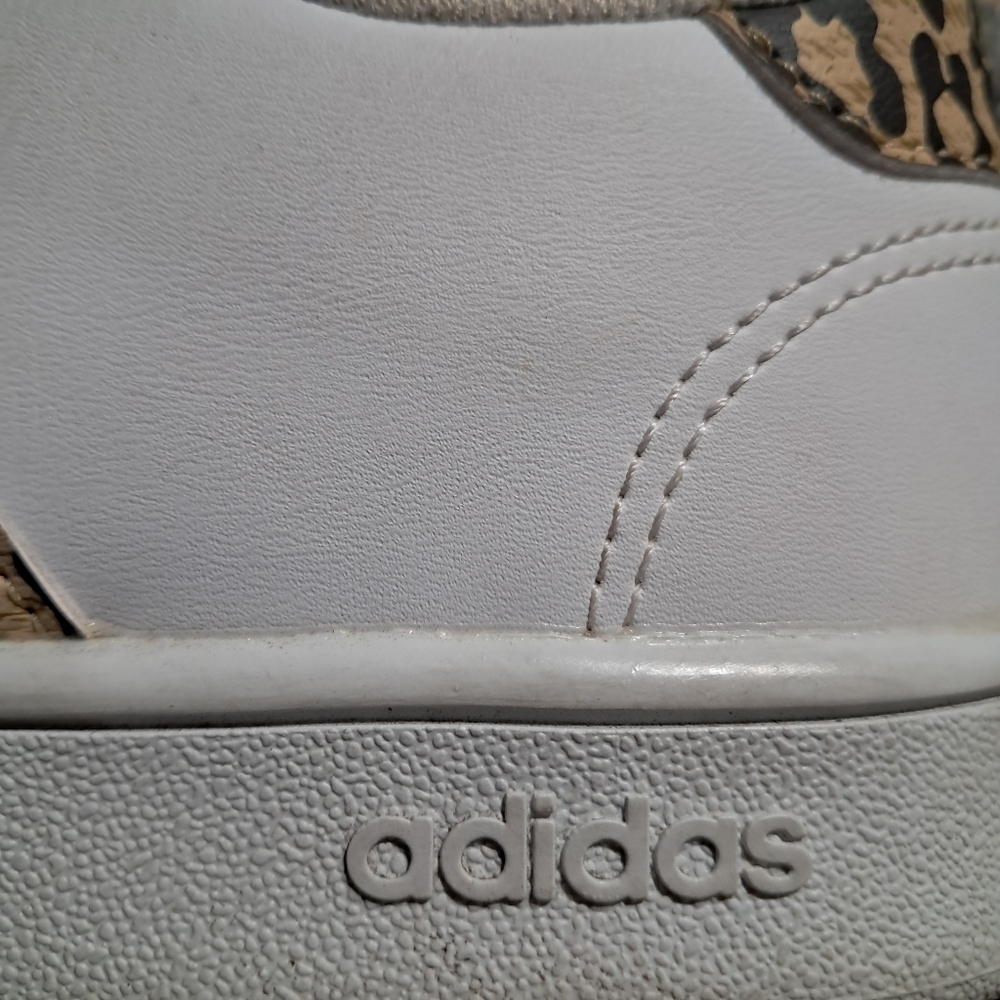 Adidas Grand Court Women's Athletic Sneaker White Leopard Womens Size 5 (FY8949) - Picture 8 of 14